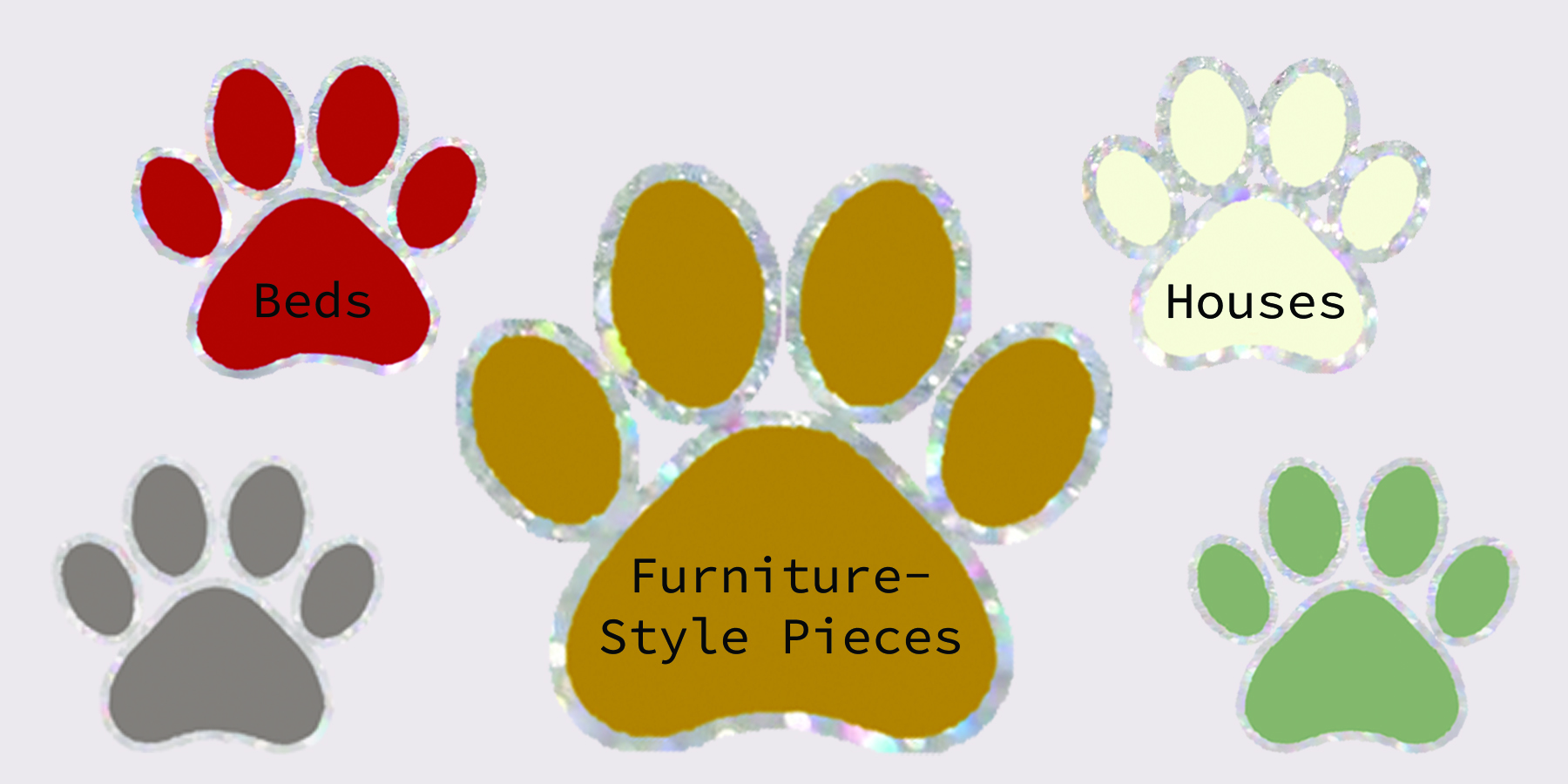Comfortable dog beds, roomy dog houses, and cool dog items that blend in as furniture!