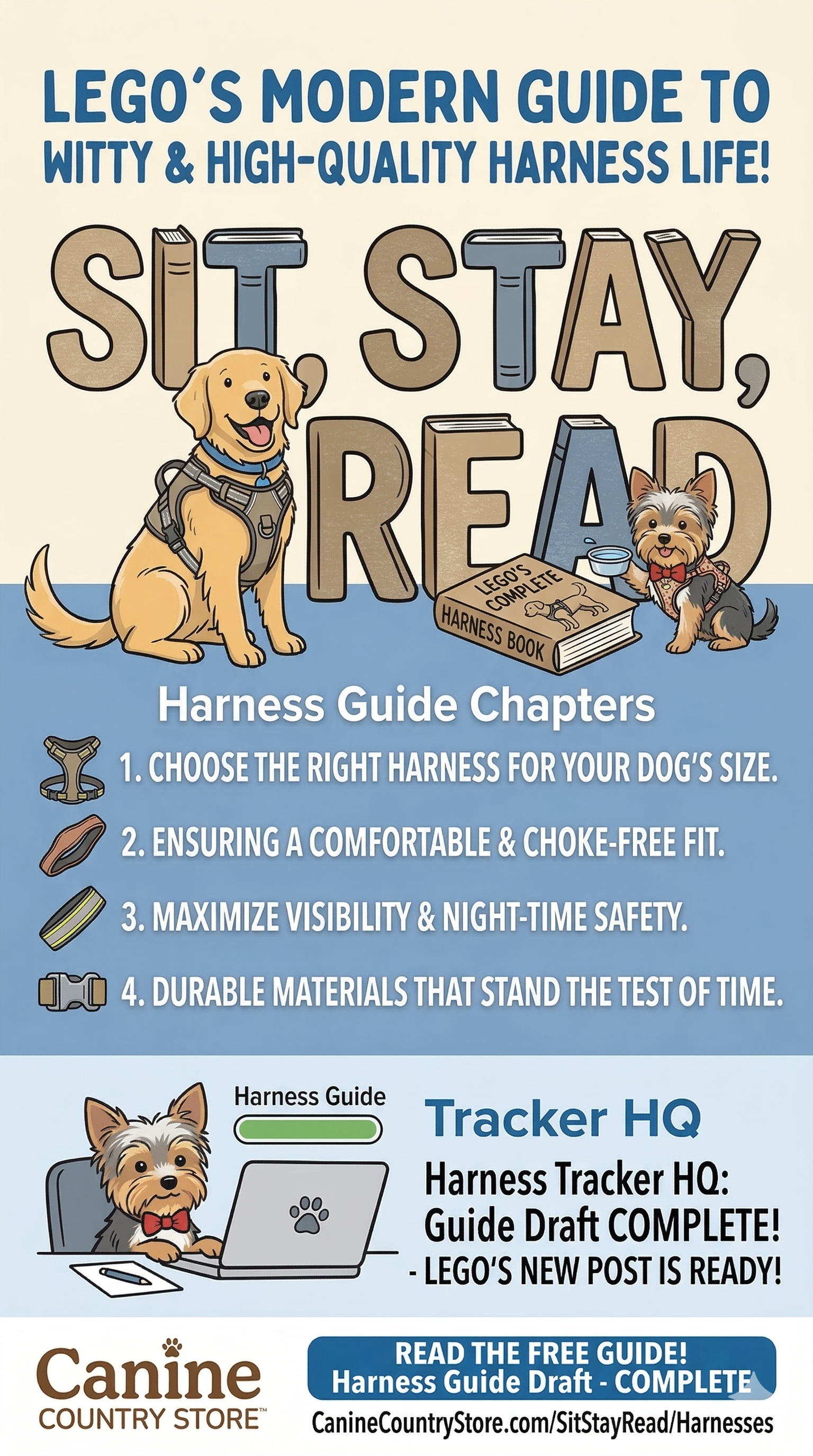 Sit, Stay, Read: Lego's Scoop on Harnesses