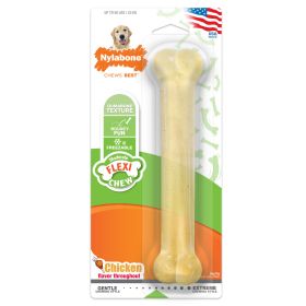Nylabone FlexiChew Chicken Giant Flexible Gentle Gum Puppy Toy Flavor Infused Soft Chew Relief