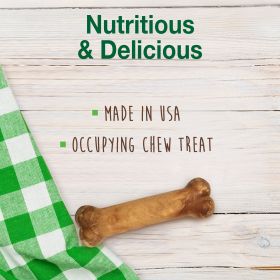 Nylabone Healthy Edibles Longer Lasting Bacon Petite 2 pk Wholesome Crunchy Baked Long Lasting Chew