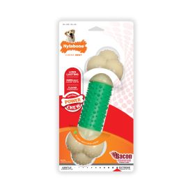Nylabone Power Chew Double Action Durable Dog Toy Bacon XL Souper 50 Lbs Indestructible Nylon Dental Toy