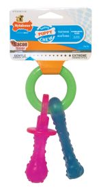Nylabone Puppy Teething Pacifier Extra Small Gentle Flexible Teething Chewing Toy Product