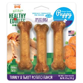 Nylabone Puppy Starter Kit Regular Pink 3 pk Gentle Teething Chewing Toy Pack Product