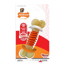 Nylabone Dental PRO Action Chew Bacon Medium Plaque Tartar Control Clean Teeth Chewing Toy