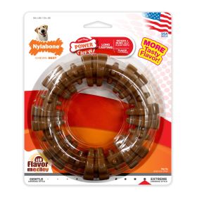 Nylabone DuraChew Textured Ring Chicken Blister Card Large Durable Long Lasting Chewing Toy Product