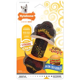Nylabone DuraChew Triple Pack Red White and Blue Variety Flavor Regular Durable Chewing Toy Pack