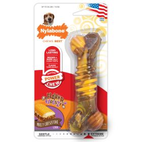 Nylabone Flavor Frenzy Power Chew Durable Dog Chew Toy Philly Cheesesteak 1ea Medium/Wolf