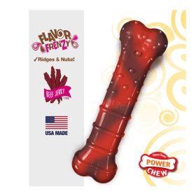 Nylabone Power Chew Textured Beef Jerky Flavor Petite Durable Long Lasting Chewing Toy Product