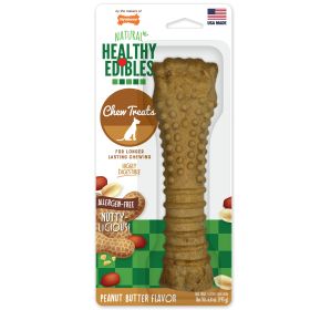 Nylabone Healthy Edibles Peanut Butter Chew Dog Treats Souper Wholesome Crunchy Baked Long Lasting
