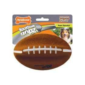 Nylabone Power Play Football Gripz Medium Non-Abrasive Tennis Ball Material Fetch Toy Product