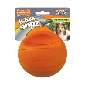 Nylabone Power Play B-Ball Gripz Medium Non-Abrasive Tennis Ball Material Fetch Toy Product