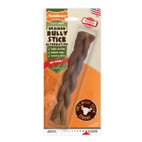 Nylabone Dura Chew Power Chew Bully Braid Stick Alternative Dog Chew Toy Giant Durable Chewing
