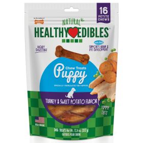 Nylabone Healthy Edibles Puppy Turkey Sweet Potato XS Highly Digestible Soft Natural Teething Snacks Gentle