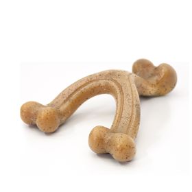 Nylabone Gourmet Style Strong Chew Wishbone Dog Chew Toy Chicken 1ea Small Regular Up To 25 lbs 1 ct