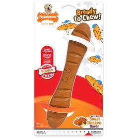 Nylabone Power Chew Baguette Dog Toy Bistro-Style Roast Chicken Large Durable Chewing Toy Product