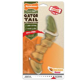 Nylabone Power Chew Gator Tail Alternative Chew Toy Chicken 1ea Large/Giant Up To 50 lbs 1 ct Toy