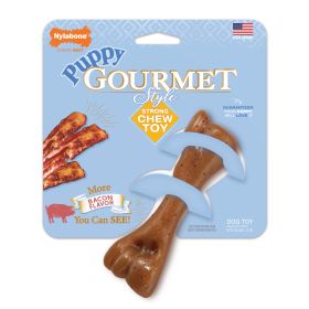 Nylabone Gourmet Style Strong Femur Puppy Chew Toy Bacon 1ea Small Regular Up To 25 lbs 1 ct Toy