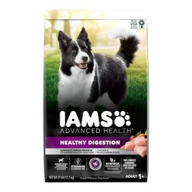 IAMS Advanced Healthy Digestion Adult Dry Dog Food Chicken & Whole Grains 13.5lb Wholesome Nutrition
