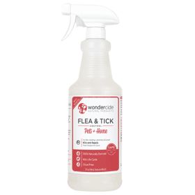 Wondercide Flea Tick And Mosquito Control Spray 32 oz. Peppermint Natural Essential Oils Outdoor Yard Spray