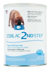 PetAg Esbilac 2nd Step Puppy Weaning Food 14oz Nutritional Transitional Formula Cereal Meal Supplement