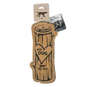 Tall Tails Dog Love My Dog Log 9 Inches Soft Plush Squeaker Novelty Toy Product