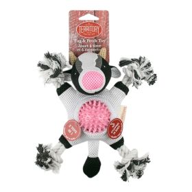 Territory Dog 2 In 1 Farm Cow 10 Inch Soft Plush Squeaker Novelty Toy Product