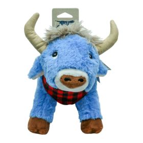 Tall Tails Dog Plush Crunch Blue Ox Squeak Crinkle 10 Inches Soft Plush Crinkle Toy Product