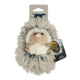 Tall Tails Dog Real Feel Fluffy Hedgehog Mini 5 Inches Soft Fluffy Plush Squeaker Toy Product