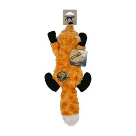 Tall Tails Dog Plush Stuffless Fox No Stuffing Safe Play Interactive Squeaker Woodland