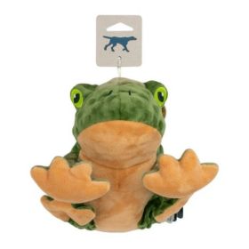 Tall Tails Animated Frog Plush Dog Toy Interactive Motion Activated Squeaker Toy Product