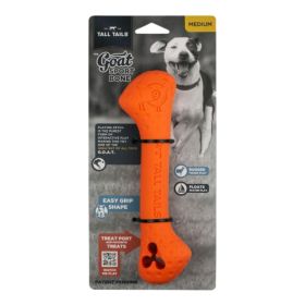 Tall Tails Dog Goat Bone Orange 9 Inch Soft Plush Squeaker Toy Product