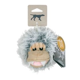 Tall Tails Dog 2 In 1 Yeti Head 4 Inch Soft Plush Squeaker Novelty Toy Product