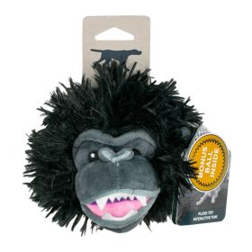 Tall Tails Dog 2 In 1 Gorilla Head 4 Inch Soft Plush Squeaker Novelty Toy Product