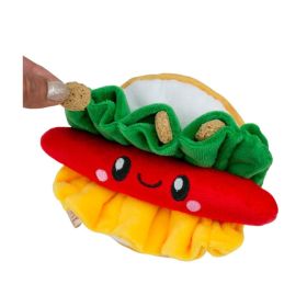 Territory Dog Plush Hotdog 8 in Soft Plush Squeaker Novelty Toy Product