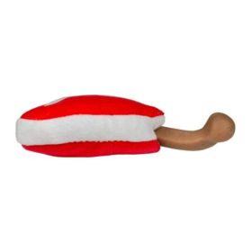 Territory Dog 2 In 1 Steak On Bone 8 Inch Soft Plush Squeaker Novelty Toy Product