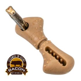 Tall Tails Dog Bully Stick Holder Chew Extra Large 8 Inch Durable Natural Rubber Secure Dental Treat Locking