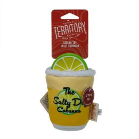 Territory Dog Plush Latex 2 In 1 Margarita 6 Inch Flexible Squeaker Novelty Toy Product
