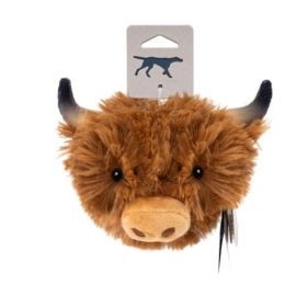 Tall Tails Dog 2 In 1 Cow Head 4 Inch Soft Plush Squeaker Novelty Toy Product