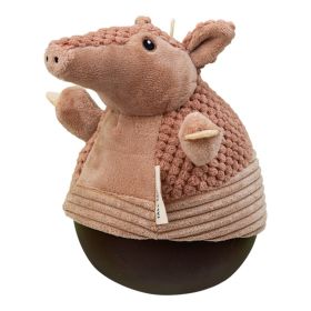 Tall Tails Dog Plush Roly Poly Armadillo - 9 Inches Soft Plush Squeaker Toy Product