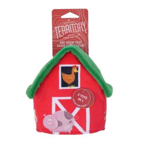 Territory Dog 3 In 1 Plush Barn 7 Inches Interactive Hide and Seek Plush Toy Product