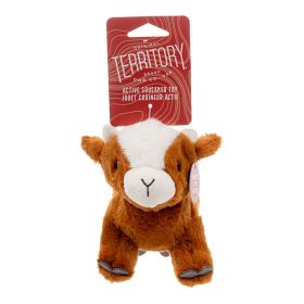 Territory Dog Plush Animated Goat 7.5 Inches Interactive Motion Activated Squeaker Toy Product