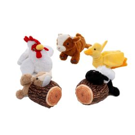 Territory Dog Plush Animated Chicken 7.1 Inches Interactive Motion Activated Squeaker Toy Product