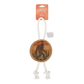 Territory Dog Natural Leather Bigfoot Tug Eco-Friendly Real Hide Mythical Fetch Play