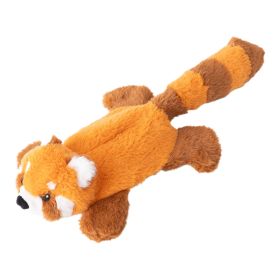 Tall Tails Dog Stuffless Red Panda No Stuffing Safe Play Interactive Squeaker Forest