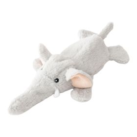 Tall Tails Dog Stuffless Elephant No Stuffing Safe Play Interactive Squeaker Safari