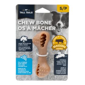 Tall Tails Dog Chew Bone Small - 5 Inches Soft Plush Squeaker Toy Product