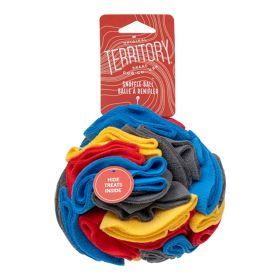 Territory Dog Foraging Ball - Primary 6 Inch Interactive Foraging Slow Feeding Enrichment Toy Product