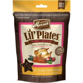 Merrick Dog Lil Chunky Chicken 5oz. Case Of 6 Wholesome Grain-Inclusive Wet Food Canned Cups Tender Cuts
