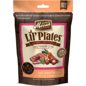 Merrick Dog Lil Small Salmon 5oz. Case of 6 Wholesome Grain-Inclusive Wet Food Canned Cups Tender Cuts