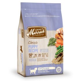 Merrick Classic Puppy Recipe Growth Formula Wholesome Grains Balanced Development Nutrient Dense 4Lb